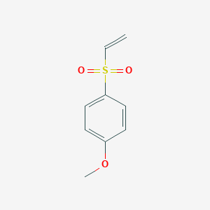 molecular formula C9H10O3S B106086 4-METHOXYPHENYL VINYLSULPHONE CAS No. 16191-87-0