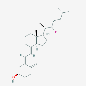 molecular formula C27H43FO B010610 22-Fluorovitamin D3 CAS No. 110536-31-7