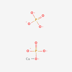 molecular formula CuH4O8P2 B106108 Phosphoric acid, copper(2+) salt (2:1) CAS No. 18718-12-2