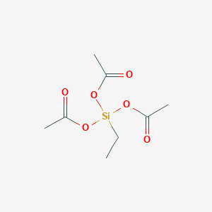 molecular formula C8H14O6Si B106113 Ethyltriacetoxysilane CAS No. 17689-77-9