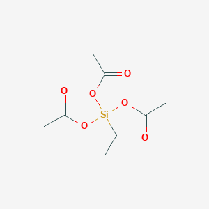 molecular formula C8H14O6Si B106113 Triacetoxyethylsilane CAS No. 17689-77-9
