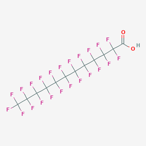 molecular formula C11F23COOH<br>C12HF23O2 B106128 Perfluorododecanoic acid CAS No. 307-55-1