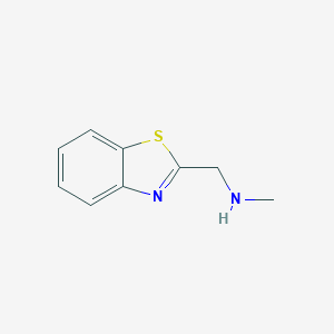 molecular formula C9H10N2S B106137 Benzothiazol-2-ylmethyl-methyl-amine CAS No. 17681-30-0