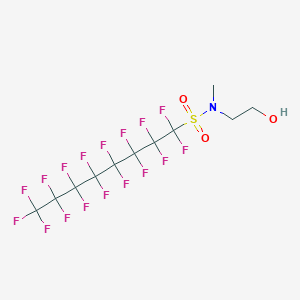 molecular formula C11H8F17NO3S B106139 N-Methylperfluorooctanesulfonamidoethanol CAS No. 24448-09-7