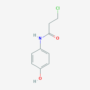 B106145 3-chloro-N-(4-hydroxyphenyl)propanamide CAS No. 19314-10-4
