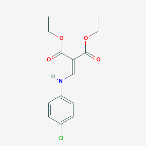 molecular formula C14H16ClNO4 B106151 Diethyl 2-((4-chlorophenylamino)methylene)malonate CAS No. 19056-79-2