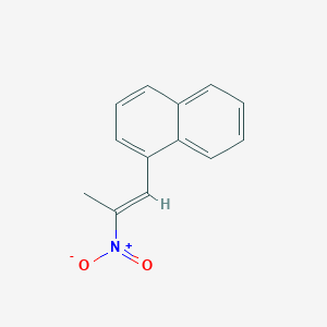 molecular formula C13H11NO2 B106152 1-[(E)-2-nitroprop-1-enyl]naphthalene CAS No. 131981-73-2