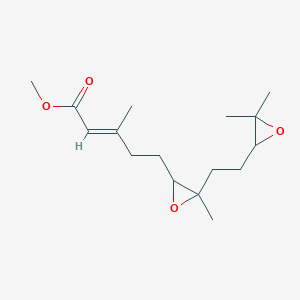 molecular formula C16H26O4 B106164 JH III Bisepoxide CAS No. 120293-93-8
