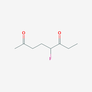 molecular formula C8H13FO2 B010617 5-Fluorooctane-2,6-dione CAS No. 102283-30-7