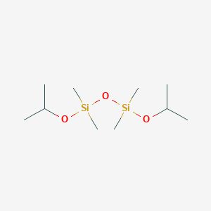molecular formula C10H26O3Si2 B106170 1,3-Diisopropoxytetramethyldisiloxane CAS No. 18106-50-8