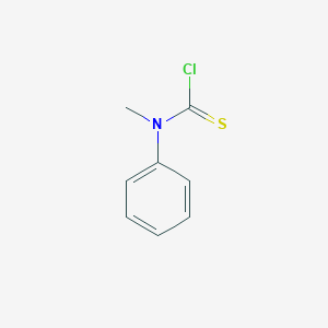 molecular formula C8H8ClNS B106172 N-Methyl-N-phenylthiocarbamoyl chloride CAS No. 19009-45-1