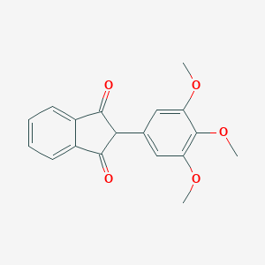 molecular formula C18H16O5 B106176 2-(3,4,5-Trimethoxyphenyl)-1,3-indandione CAS No. 19225-22-0