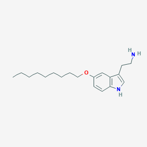 molecular formula C19H30N2O B106180 5-(Nonyloxy)tryptamine CAS No. 157798-12-4