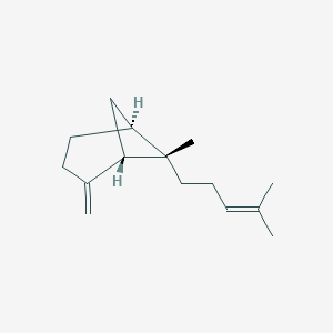 molecular formula C15H24 B106193 （+）-内消旋-β-蒈烯 CAS No. 15438-93-4