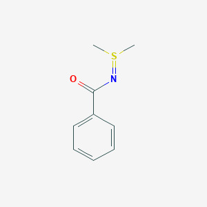 molecular formula C9H11NOS B106199 N-(Dimethyl-lambda4-sulfanylidene)benzamide CAS No. 19397-91-2