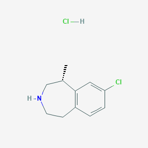 molecular formula C11H15Cl2N B001062 Lorcaserin hydrochloride CAS No. 846589-98-8