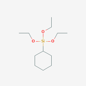 molecular formula C12H26O3Si B106200 (Triethoxysilyl)cyclohexane CAS No. 18151-84-3