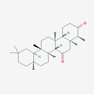 molecular formula C30H48O2 B106211 7-氧喜福德林 CAS No. 18671-50-6