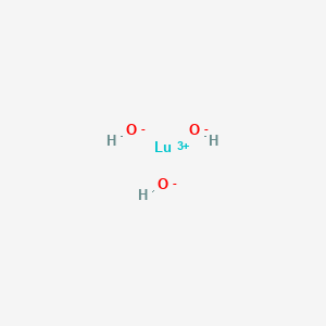 molecular formula H3LuO3 B106222 Lutetium trihydroxide CAS No. 16469-21-9
