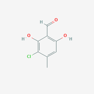3-Chloro-2,6-dihydroxy-4-methylbenzaldehyde