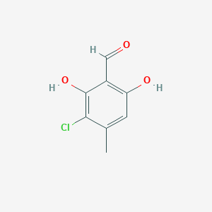 molecular formula C8H7ClO3 B106226 Chloroatranol CAS No. 57074-21-2