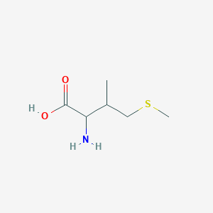 molecular formula C6H13NO2S B010624 2-Amino-3-methyl-4-methylsulfanylbutanoic acid CAS No. 103129-21-1