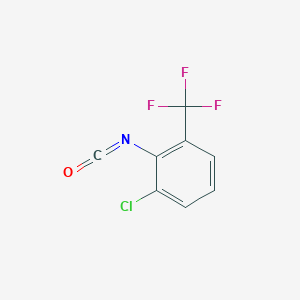 molecular formula C8H3ClF3NO B106255 2-Chloro-6-(trifluoromethyl)phenyl isocyanate CAS No. 16583-76-9