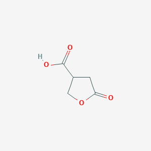 B106259 5-Oxotetrahydrofuran-3-carboxylic acid CAS No. 498-89-5