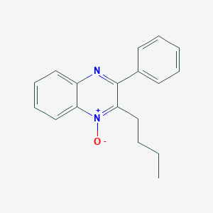molecular formula C18H18N2O B106261 2-Butyl-3-phenylquinoxaline 1-oxide CAS No. 18992-52-4