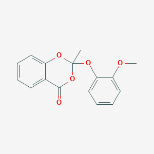 molecular formula C16H14O5 B106262 Guaimesal CAS No. 81674-79-5