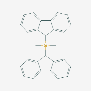 molecular formula C28H24Si B106266 Di-9H-fluoren-9-yldimethylsilane CAS No. 18769-00-1