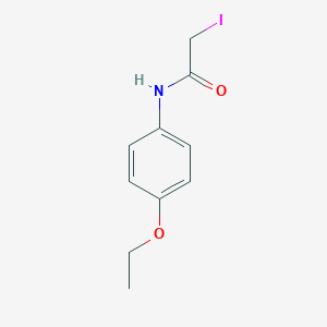 B106270 N-(4-ethoxyphenyl)-2-iodoacetamide CAS No. 17641-13-3