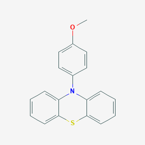 molecular formula C19H15NOS B106272 10-(p-Anisyl)-10H-phenothiazine CAS No. 58736-69-9