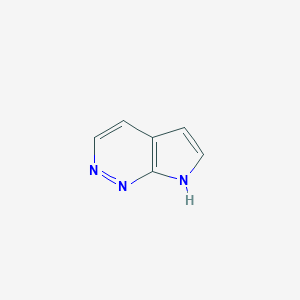 molecular formula C6H5N3 B106283 7H-Pyrrolo[2,3-c]pyridazine CAS No. 16767-40-1