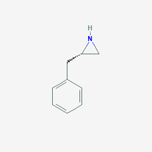 molecular formula C9H11N B106299 (s)-2-Benzylaziridine CAS No. 73058-30-7