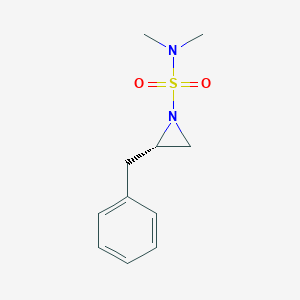 molecular formula C11H16N2O2S B106301 (S)-2-Benzyl-N,N-dimethylaziridine-1-sulfonamide CAS No. 902146-43-4