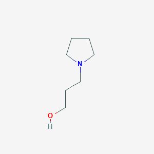 molecular formula C7H15NO B010631 1-Pyrrolidinepropanol CAS No. 19748-66-4