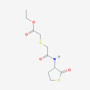 molecular formula C10H15NO4S2 B106321 Erdosteine Ethyl Ester CAS No. 84611-37-0