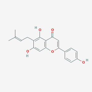 molecular formula C20H18O5 B106327 6-Prenylapigenin 