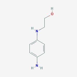 molecular formula C8H12N2O B106328 2-[(4-Aminophenyl)amino]ethan-1-ol CAS No. 19298-14-7