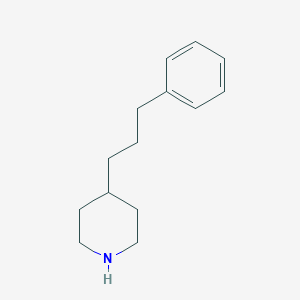 molecular formula C14H21N B106336 4-(3-苯丙基)哌啶 CAS No. 18495-82-4