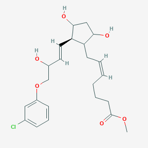 molecular formula C23H31ClO6 B106347 (+)-氯前列醇甲酯 CAS No. 56687-85-5
