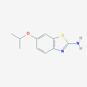 molecular formula C10H12N2OS B106352 6-Isopropoxybenzo[d]thiazol-2-amine CAS No. 15850-81-4
