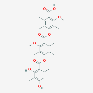 molecular formula C31H34O10 B106361 Thielavin B CAS No. 71950-67-9