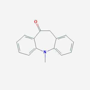 molecular formula C15H13NO B106367 5,11-Dihydro-5-methyl-10H-dibenz(b,f)azepin-10-one CAS No. 4904-83-0
