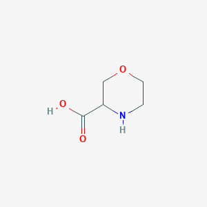 molecular formula C5H9NO3 B106372 Morpholine-3-carboxylic Acid CAS No. 77873-76-8