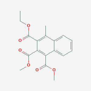 3-O-ethyl 1-O,2-O-dimethyl 4-methylnaphthalene-1,2,3-tricarboxylate