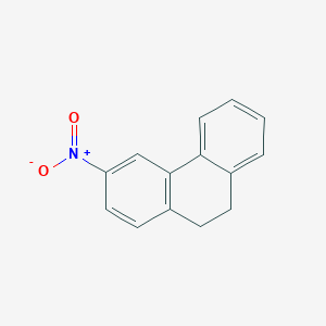 molecular formula C14H11NO2 B106395 3-Nitro-9,10-dihydrophenanthrene CAS No. 18264-83-0