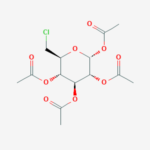 molecular formula C14H19ClO9 B106398 alpha-D-Glucopyranose, 6-chloro-6-deoxy-, tetraacetate CAS No. 35816-31-0