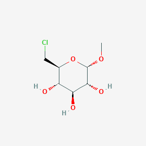 molecular formula C7H13ClO5 B106401 Methyl 6-chloro-6-deoxy-alpha-D-glucopyranoside CAS No. 4144-87-0